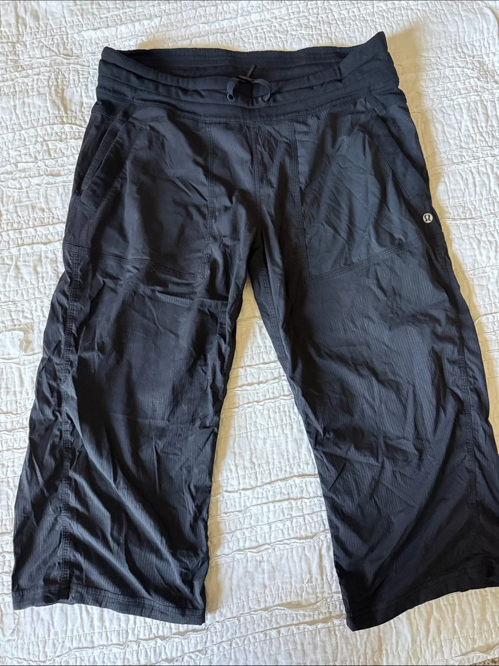 lululemon athletica Black Women's Wide-Leg Capris